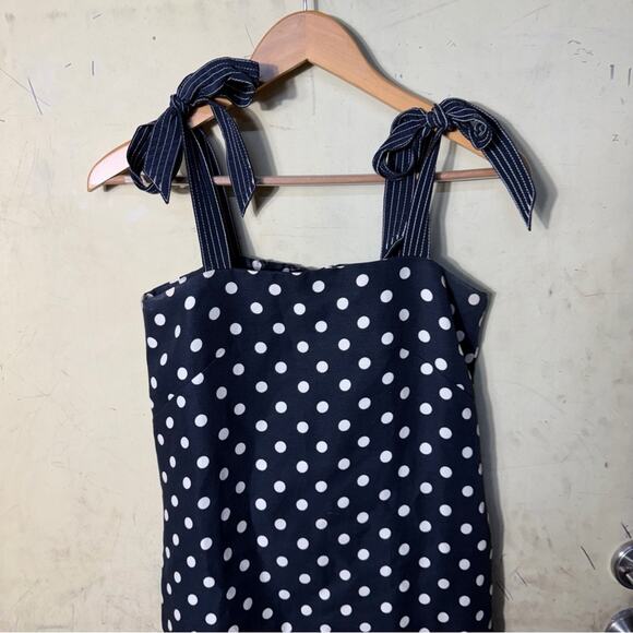 J. Crew Tie Strap Dress in Polka Dot Size 0 - Picture 15 of 15